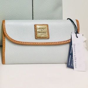 Dooney and Bourke Continental Ice Blue Wallet NWT